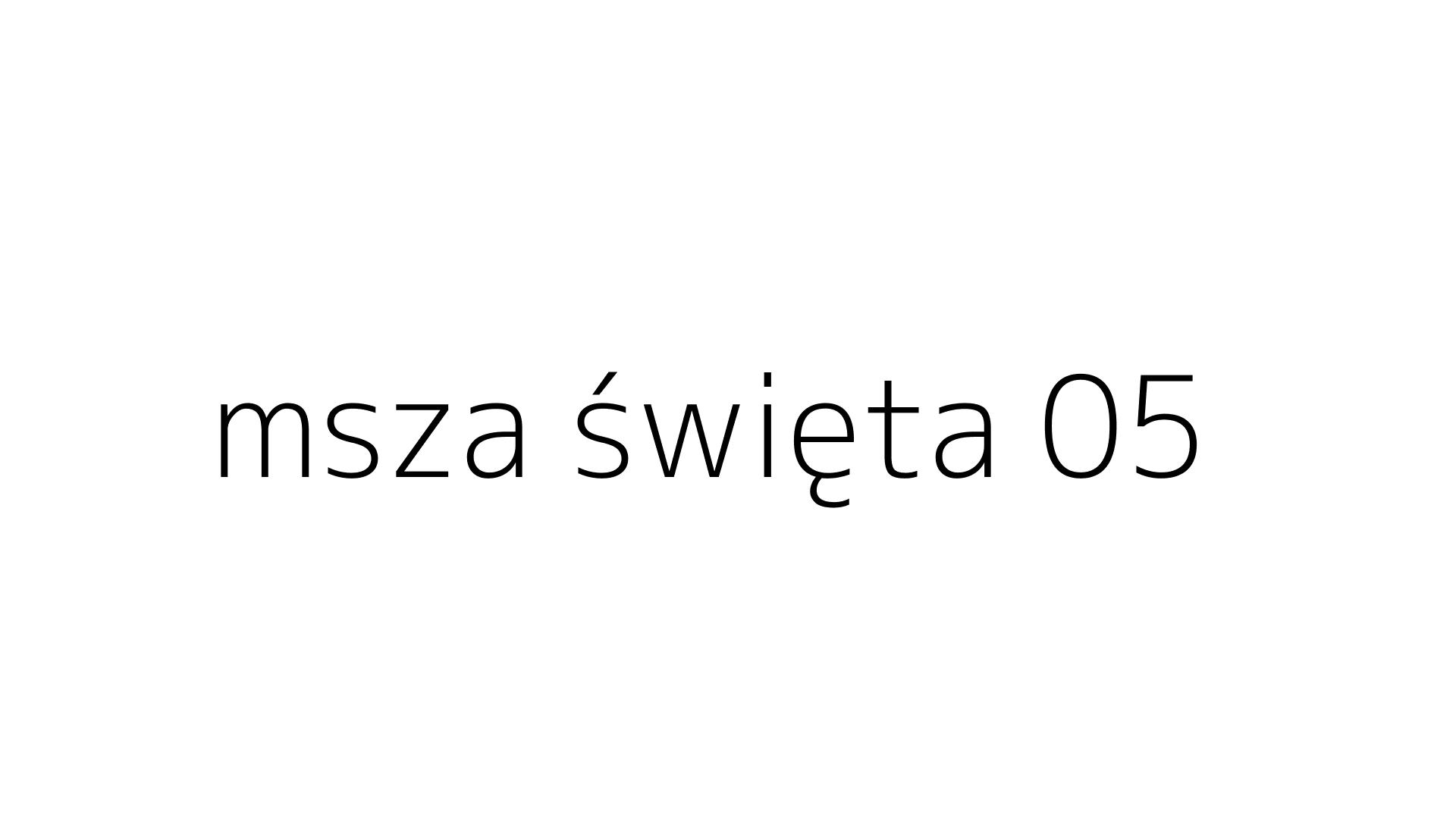 msza święta 05